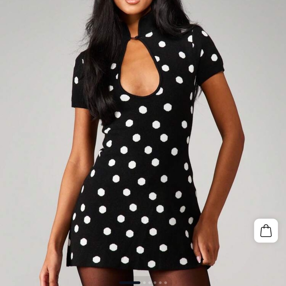 MISGUIDED Polka Dot Dress